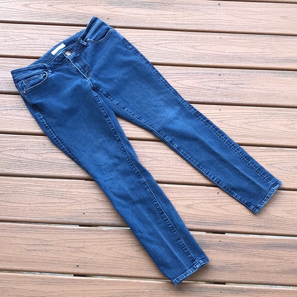 LOFT Denim - Ann Taylor LOFT Curvy Skinny Blue Jeans 30 x 26